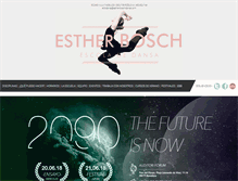 Tablet Screenshot of estherboschdanza.com